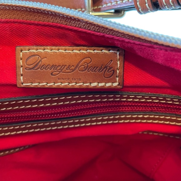 Dooney & Bourke Tan Hobo Bag with Brown Accents - Picture 10 of 15